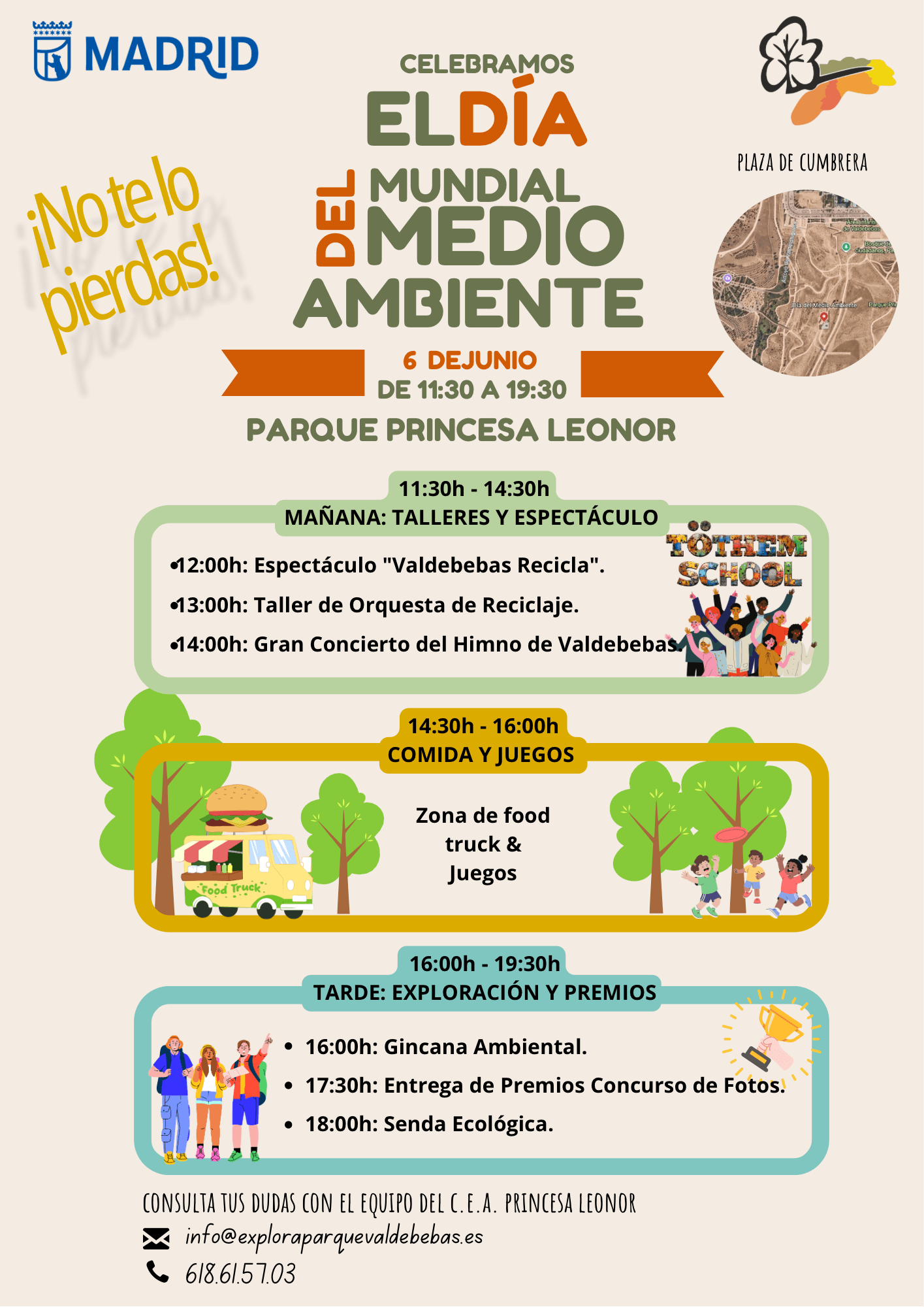 Cartelera actividades Día de MA VB